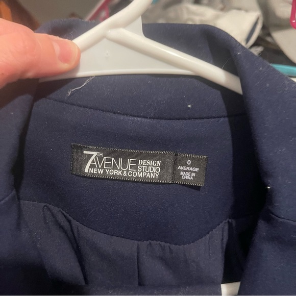 New York & Co Navy Blue Suit Set - Picture 5 of 5